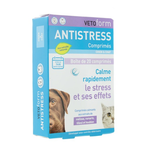 Vetoform anti-stress chien et chat Comprimés
