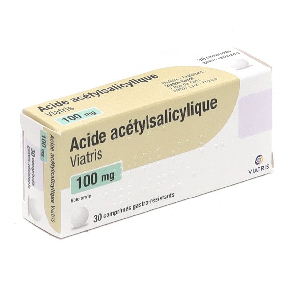Acide acétylsalicylique 100 mg Viatris comprimés