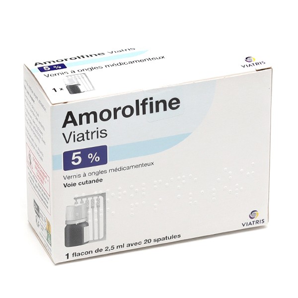 Amorolfine 5 % vernis mycose ongle Viatris