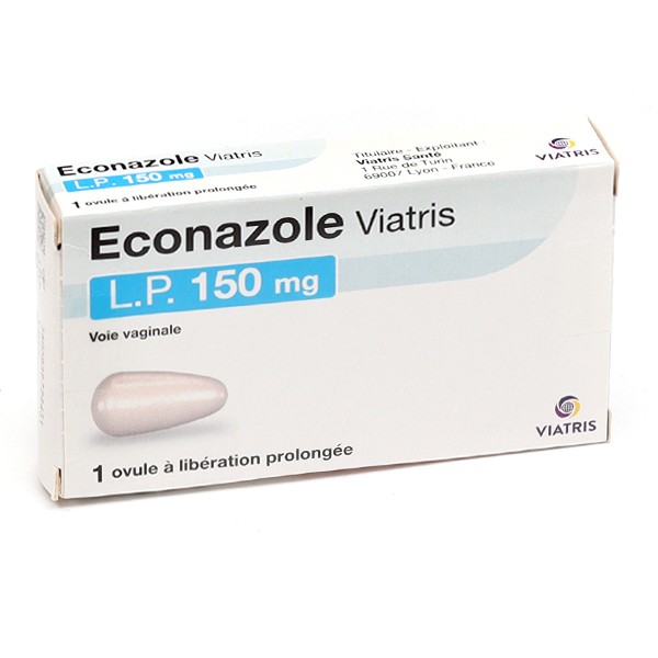 Econazole LP 150 mg ovule mycose Viatris