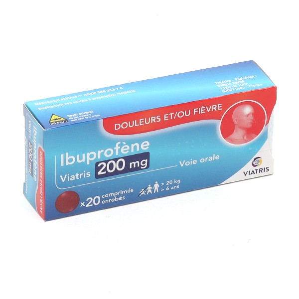 Ibuprofène 200 mg comprimé Viatris