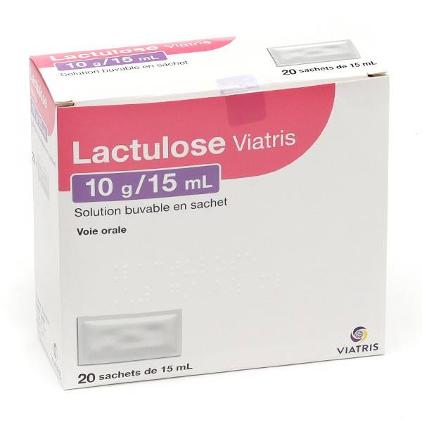Lactulose Viatris 10 g /15ml solution buvable sachets