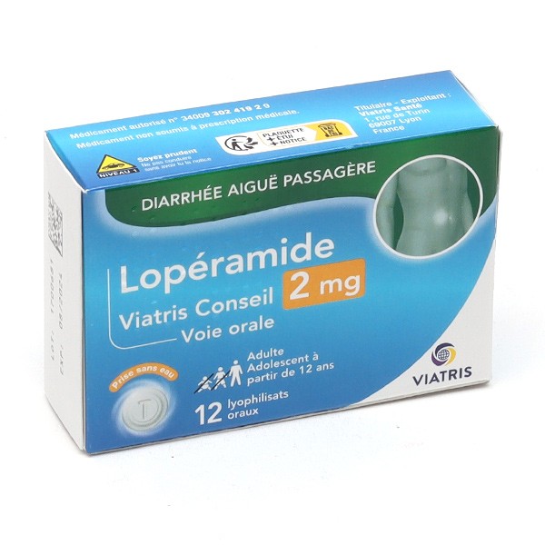 Lopéramide Viatris 2 mg comprimés orodispersibles