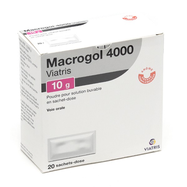 Macrogol 4000 sachet constipation