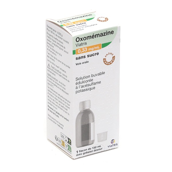 Oxomémazine sirop antitussif sans sucre Viatris