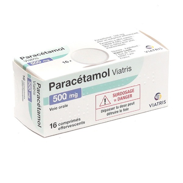 Paracétamol 500 mg Viatris comprimés effervescents