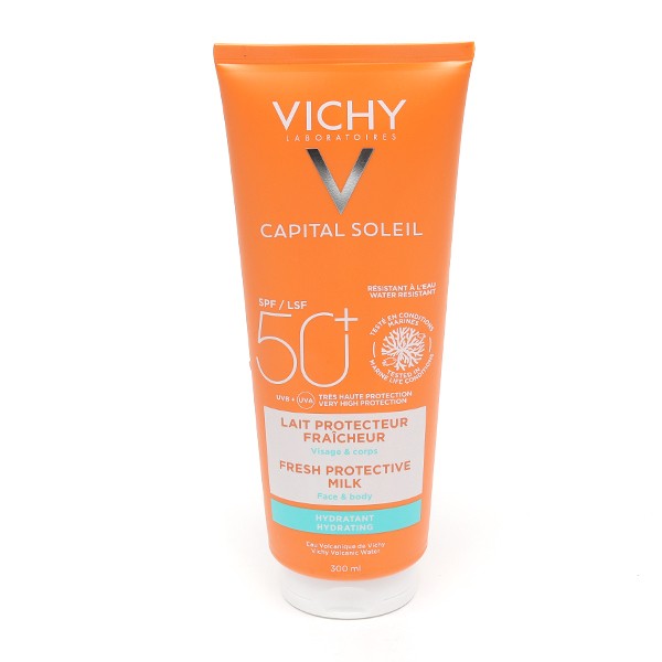 Vichy Capital Soleil lait protecteur fraîcheur SPF50+
