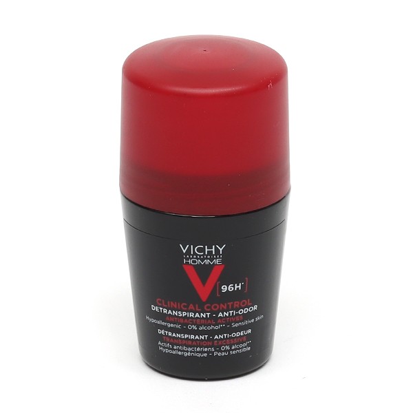 Vichy Homme déodorant détranspirant Clinical Control 96h bille