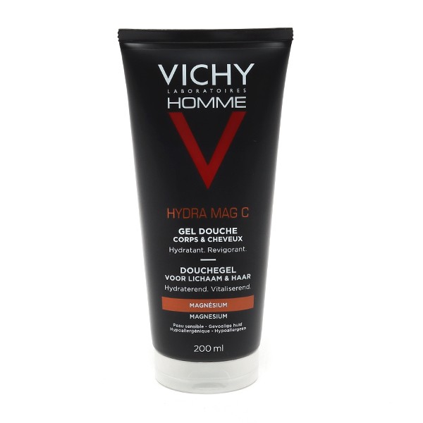Vichy Homme Hydra Mag C gel douche corps cheveux