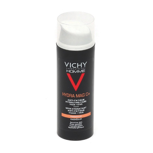 Vichy Homme Hydra Mag C+ soin hydratant anti-fatigue