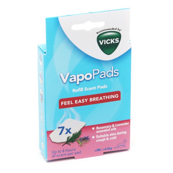 Vicks VapoPads Tablettes pour diffuseur romarin/lavande