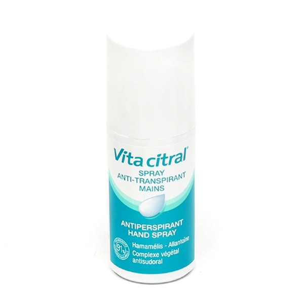 Vita Citral Spray anti-transpirant Mains