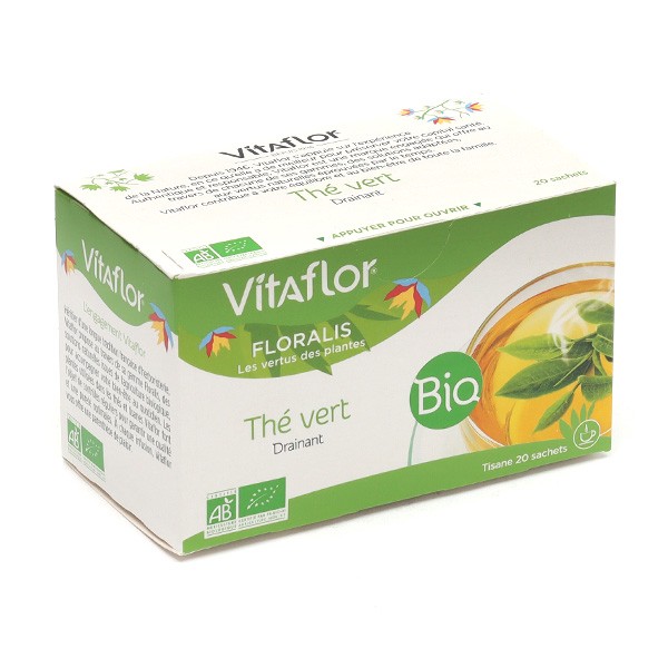 Vitaflor thé vert bio sachets
