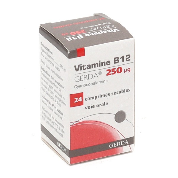 Vitamine B12 Gerda comprimé 250 µg