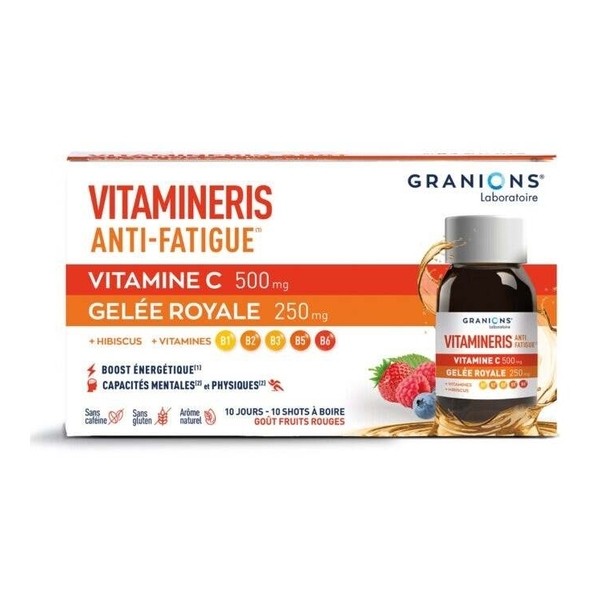 Granions Vitamineris Anti fatigue unidoses