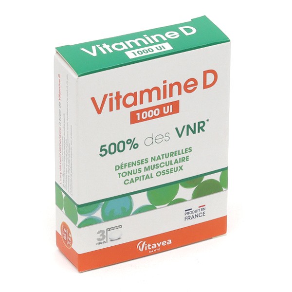 Vitavea Vitamine D 1000 UI comprimés