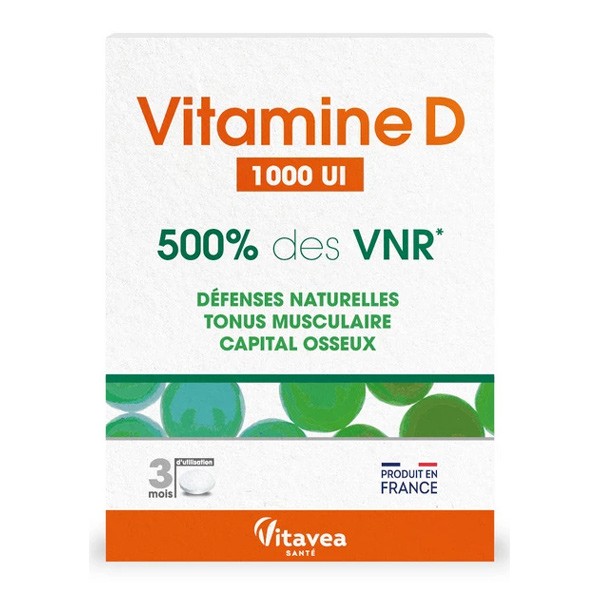 Vitavea Vitamine D 1000 UI comprimés