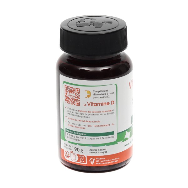 Vitavea Vitamine D 1000 UI gummies Défenses, tonus, capital osseux