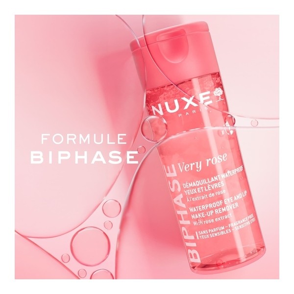 Nuxe Very Rose Démaquillant Waterproof biphase