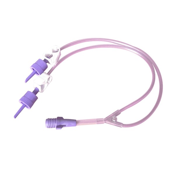 Vygon Adaptateur double ligne pour poches de nutrition entérale