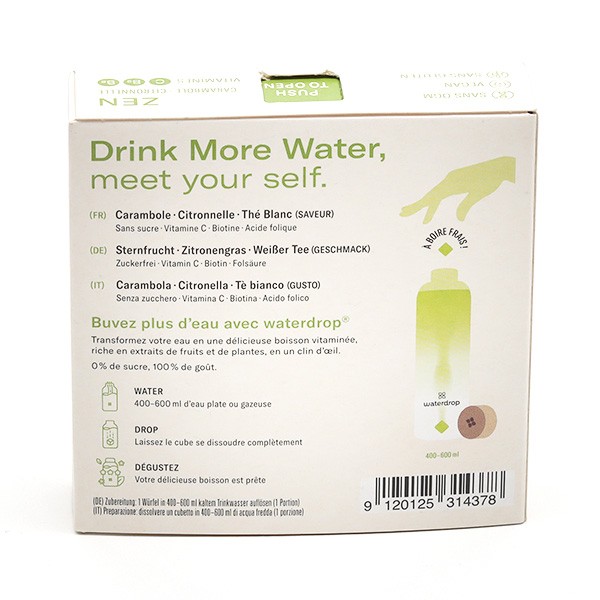 Waterdrop Microdrink Zen cube saveur pour eau aromatisée - Détente