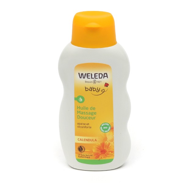 Weleda Bébé Calendula huile de massage douceur Bio