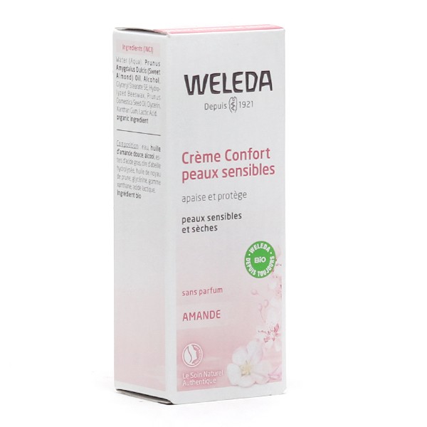 Weleda Amande Crème confort peau sensible Bio