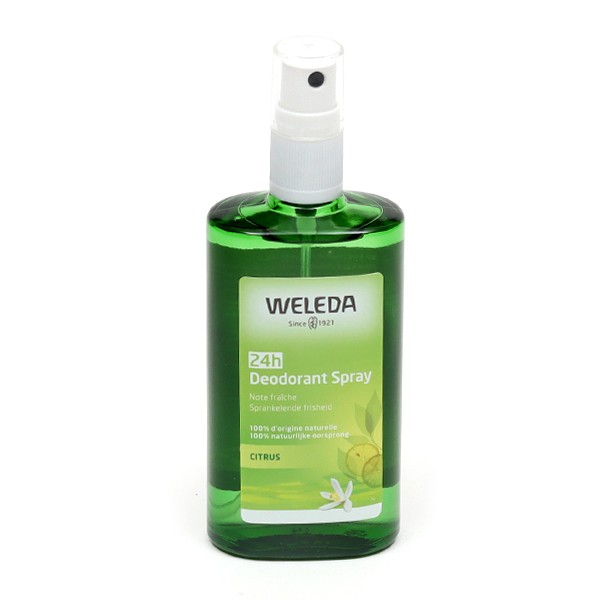Weleda Citrus déodorant bio spray sans gaz Sans sels d'aluminium