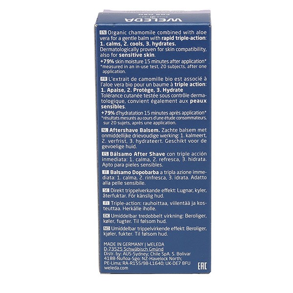 Weleda Homme Baume après-rasage Bio