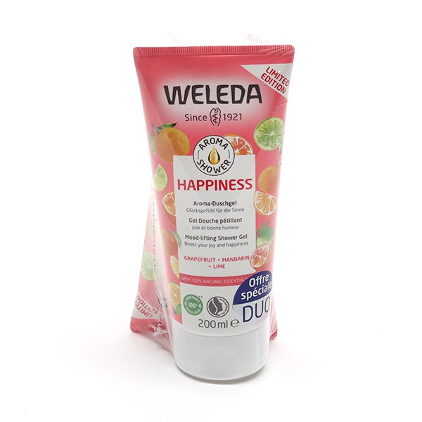 Weleda Aroma Shower Happiness Gel douche pétillant Bio