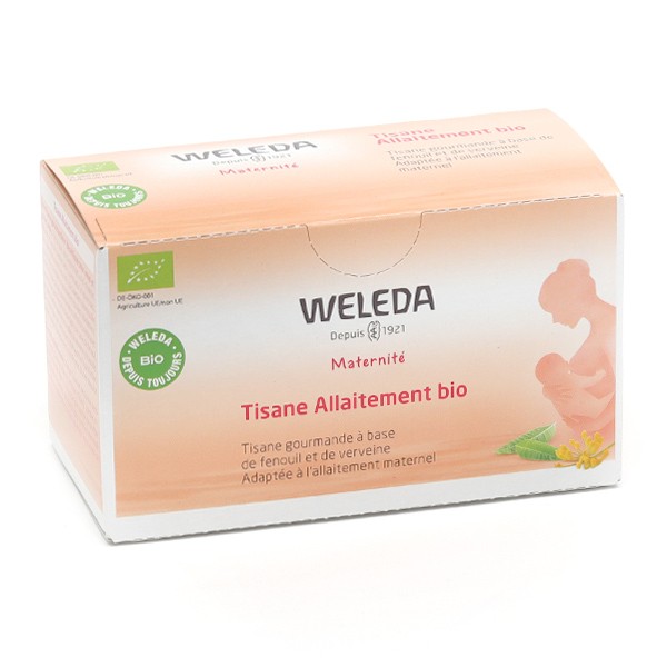 Weleda Tisane allaitement bio fenouil et verveine - Production de lait