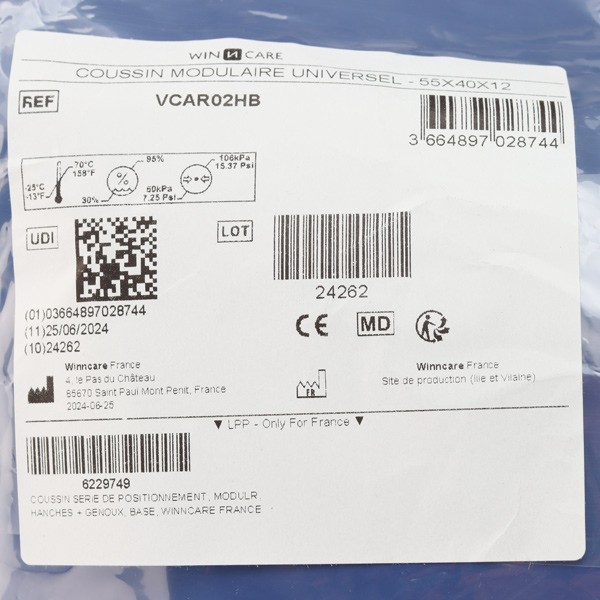 Winncare coussin de positionnement universel