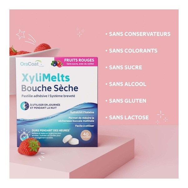 XyliMelts Bouche sèche fruits rouges