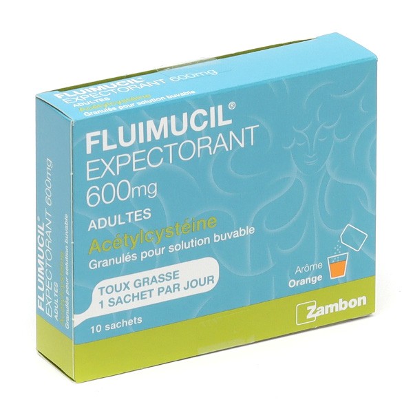 Fluimucil expectorant 600 mg sachets