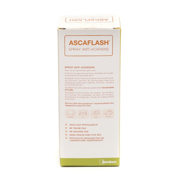 Ascaflash spray anti acariens 500ml