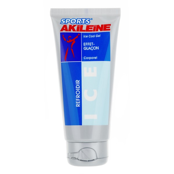 Sports Akileïne Gel corporel effet glaçon Décontracte les muscles