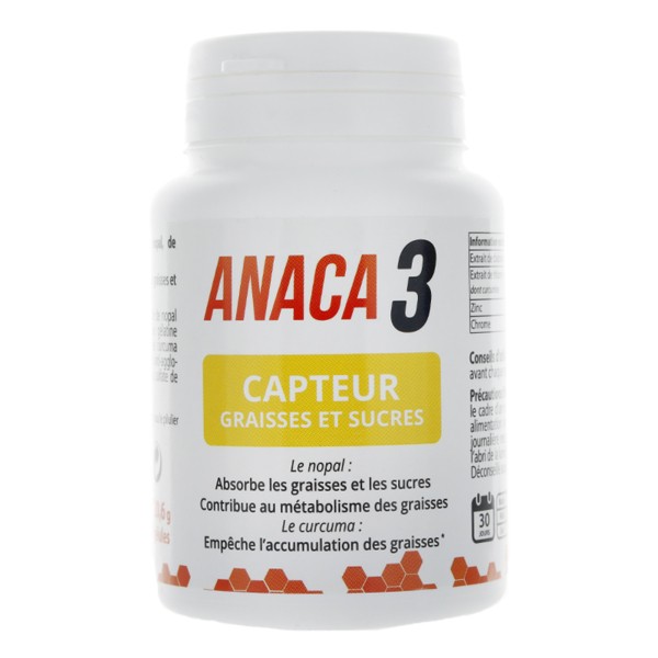 Anaca3 Capteur de graisses et sucres gélules