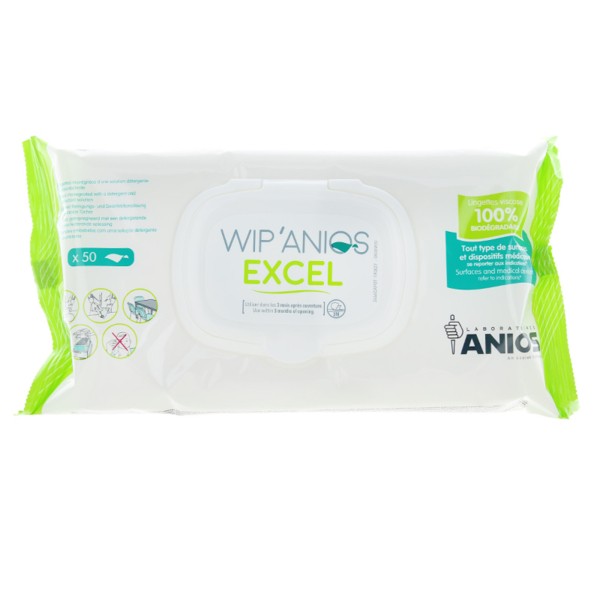 Wip Anios Excel lingettes nettoyantes et désinfectantes