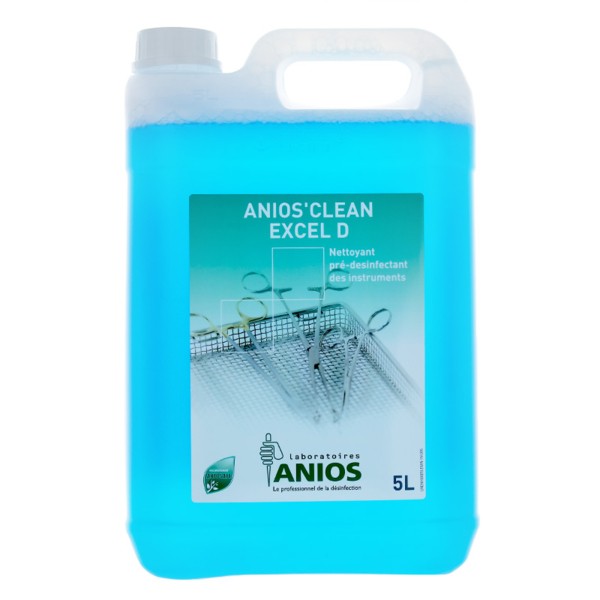 Détergent pré-désincrustant - Anios'Clean Excel D - Désinfection /  Nettoyage - Hygiène - Sécurité - Matériel de laboratoire