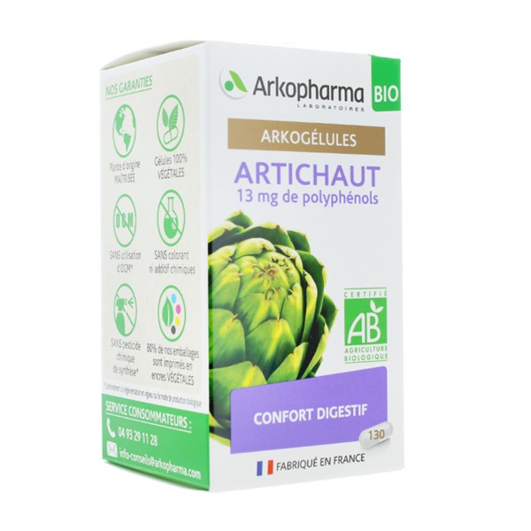 Arkogelules Artichaut Bio Gelules Complement Pour La Digestion