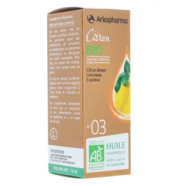 Arkopharma huile essentielle de Citron bio n°03