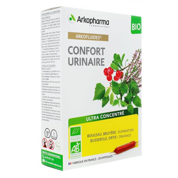 Arkofluides Confort urinaire Bio ampoules