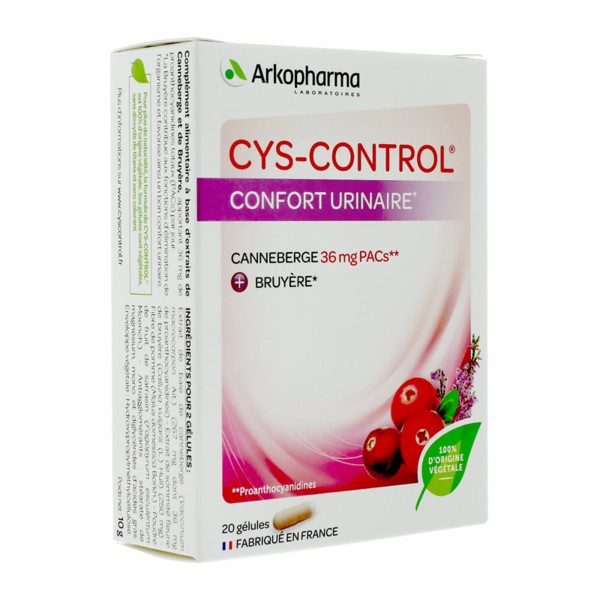 Arkopharma Cys Control confort urinaire gélules