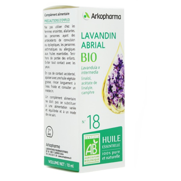 Arkopharma huile essentielle de Lavandin abrial bio n°18