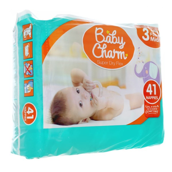 ID Baby Charm Super Dry Couches bébé Absorbantes et confortables