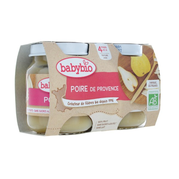 Babybio Petit pot Poire de Provence bio