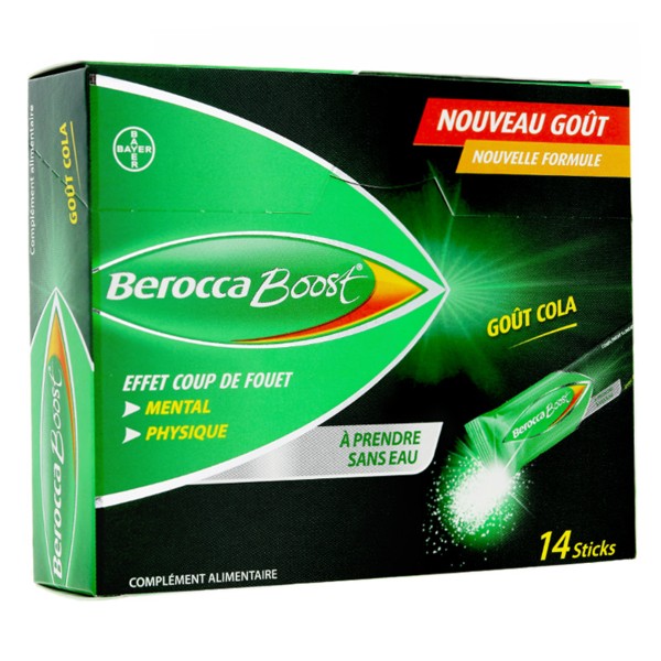 Berocca Boost Cola 14 sticks Complément alimentaire Vitalité