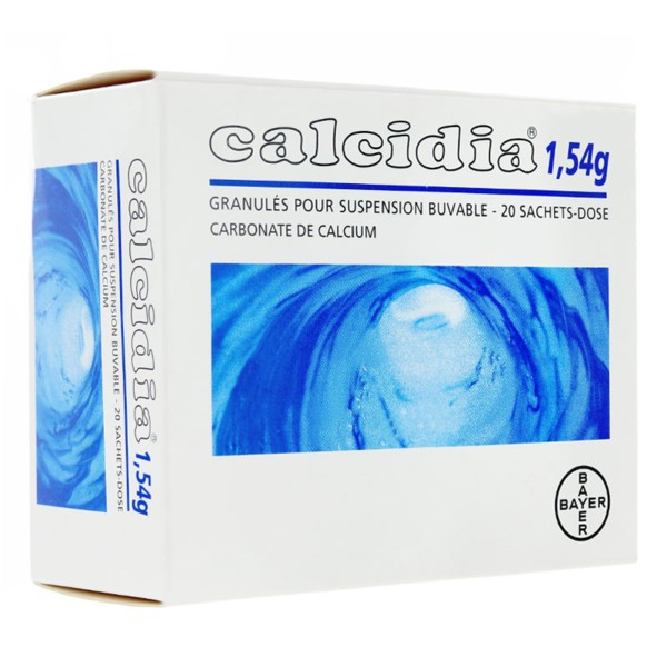 Calcidia 1,54g suspension buvable sachets