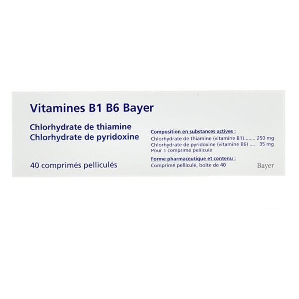 Vitamines B1 B6 Bayer en - Fatigue