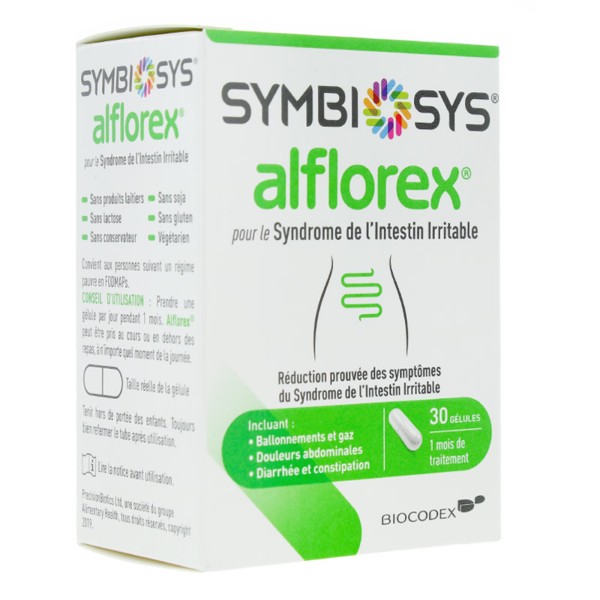 Symbiosys Alflorex 30 Gelules Probiotiques Intestin Irritable